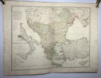 [Osmanská ríša, Uhorsko] Karte von dem Oschmanischen Reiche in Europa Nach D Anville, Schmidt und Santini