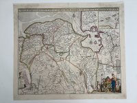 [Holandsko] Tabulae dominii Groeningae quae et complectitur maximam partem Drentiae emendata a F. de Wit
