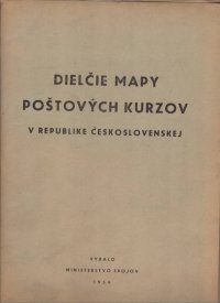 Dielčie mapy poštových kurzov v republike Československej
