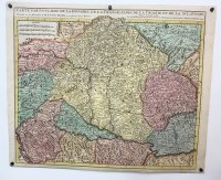 [Uhorsko] Carte Particuliere de la Hongrie de la Transilvanie de la Croatie et de la Sclavonie...