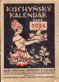 Kuchyňský kalendář 1924