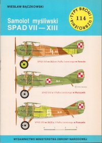 Samolot myśliwski SPAD VII - XIII