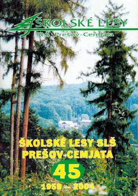 Školské lesy SLŠ Prešov-Cemjata 45