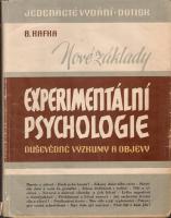 Nové základy experimentální psychologie