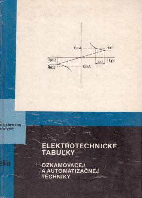 Elektrotechnické tabuĺky oznamovacej a automatizačnej techniky