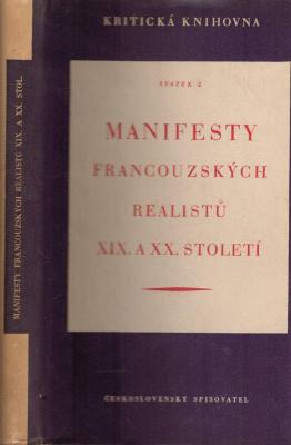 Manifesty francouzských realistů XIX. a XX. století