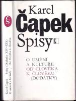O umění a kultuře ; Od člověka k člověku : (dodatky)