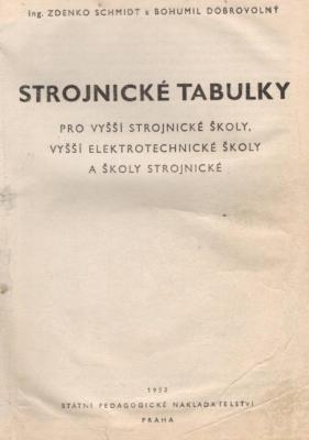 Strojnické tabulky