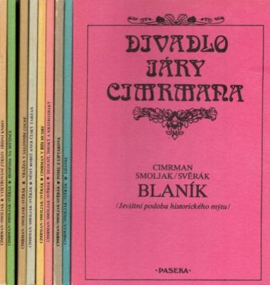 Divadlo Járy Cimrmana, 9 sešitů: Vyšetřování ztráty třídní knihy + Hospoda na mýtince + Vražda v salonním coupé + Němý Bobeš, aneb, Český Tarzan + Cimrman v říši hudby + Dlouhý, široký a krátkozraký + Posel z Liptákova + Lijavec + Blaník