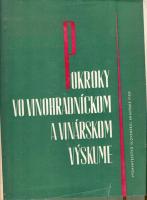 Pokroky vo vinohradníckom a vinárskom výskume