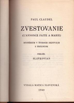 Zvestovanie