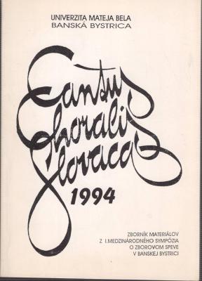 Cantus Choralis Slovaca 1994