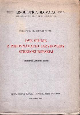 Dve štúdie z porovnávacej jazykovedy stredoeuropskej