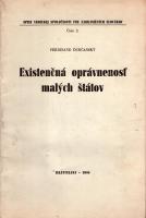 Existenčná oprávnenosť malých štátov