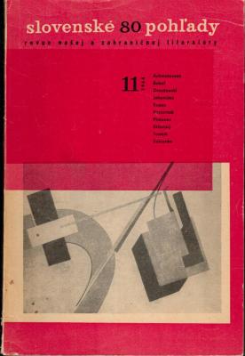 Slovenské pohľady 80 - revue našej a zahraničnej literatúry - číslo 11/1964