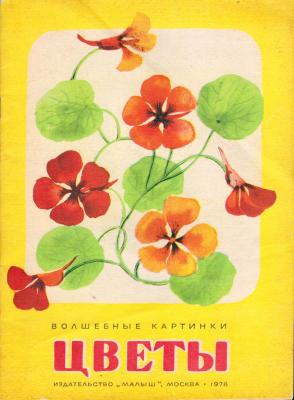 Книга Цветы. Волшебные картинки