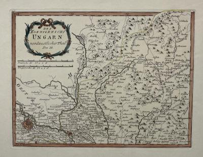 [Mapa Slovenska] Des Koenigreichs Ungarn nordwestlicher Theil. Nro. 28