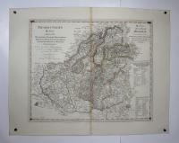 [Západné a stredné Slovensko] Nieder-Ungern II.Blatt, enthaltend die Pressburger, Neithaer, Trentschiner, Thurozer, Arver, Liptauer, Sohler, Neograder, Honter und Barscher Gespannschaft...