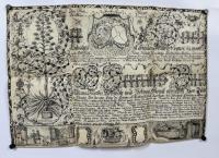 [Výučný list na pergamene, Potvrdenie od hlavného záhradníka Herculesa Biusa Bianny Rossy]