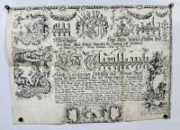 [Výučný list na pergamene, Potvrdenie hlavného záhradníka biskupa z Würzburgu]