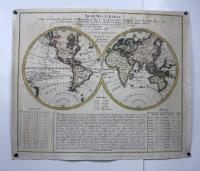 [Mapa sveta] Neue Welt Karte welche auf Zwoo Kugelflaechen die Haupt-Theile der Erde