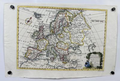 A New & Accurate Map of Europe from the latest Improvements and Regulated by Astronomical Observations