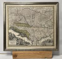 [Uhorsko] Nova et accurata Hungariae cum adiecentibus regnis et principatibus tabula...