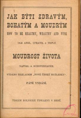 Jak býti zdravým, bohatým a moudrým