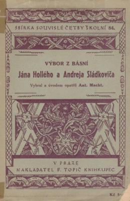 Výbor z básní Jána Hollého a Andreja Sládkoviča