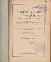 Československý rybář, ročník XVIII., č. 1 - 12.
