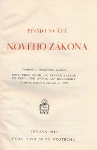 Písmo sväté Nového zákona