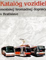 Katalóg vozidiel mestskej hromadnej dopravy v Bratislave