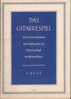 Das Gitarrespiel I. - III.