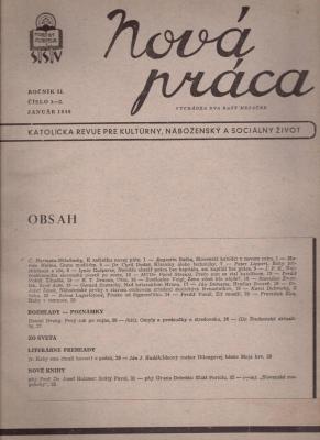 Nová práca, 1947, ročník II., č. 1. - 24.