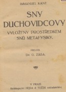 Sny duchovidcovy