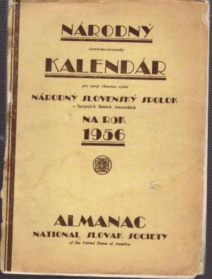 Národný americko - slovenský kalendár na prestupný rok 1956