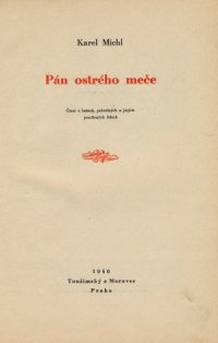 Pán ostrého meče