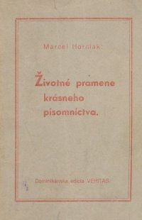 Životné pramene krásneho písomníctva