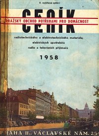 Ceník radiotechnického a elektotechnického zboží, elektrických spotřebičů, radio a tele