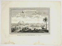 [Čína] Vüe de Nanking tirée de Nieuhof, Gezigt van de Stad Nanking, uit Nieuhof