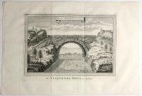 [Čína] Pont Volant tiré de Kirker; De Vliegende - Brug, uit Kircher