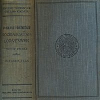 Magánjogi vonatkozásu közigazgatási tVrvények