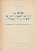 Nárečie troch slovenských ostrovov v Maďarsku