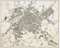 [Anglicko] Plan von Manchester und Saalford in England