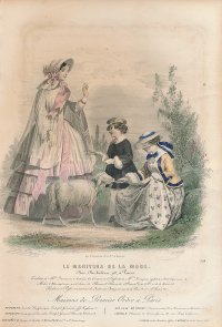 [Móda] Le Moniteur de La Mode II.; litografia