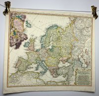 [Európa kontinent] Europa Secundum legitimas Projectionis Stereographicae regulas et juxta recentissimas observationes aeque ac relationes adhibitis qvoq; veterum monumentorum subsidiis descripta et in partes Juas methodicas X. divisa