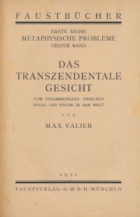 Das transzendentale Gesicht